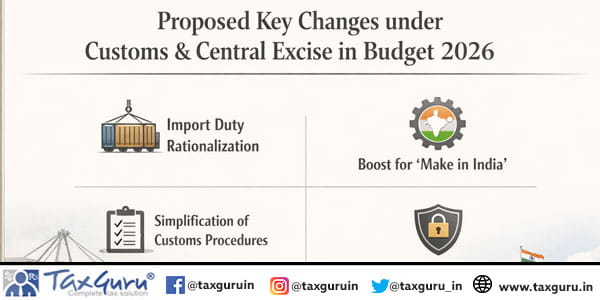 Proposed Key Changes under Customs & Central Excise in Budget 2026