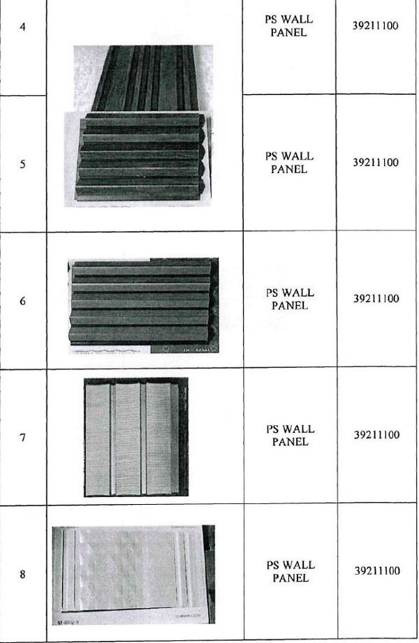 CAAR Classified Decorative Plastic Panels as Sheets, Not Builders’ Ware