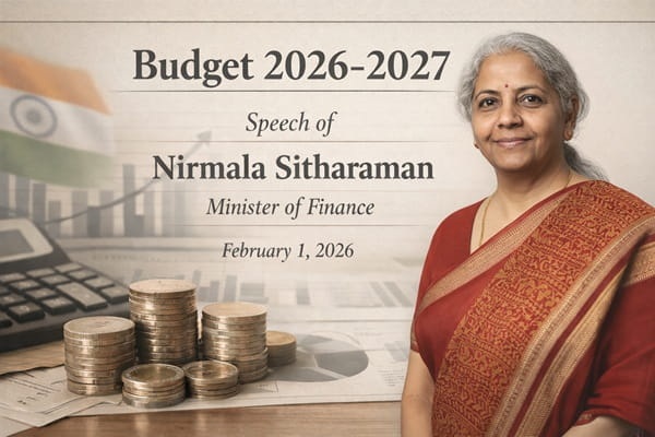 Union Budget 2026 Speech of Finance Minister Nirmala Sitharaman