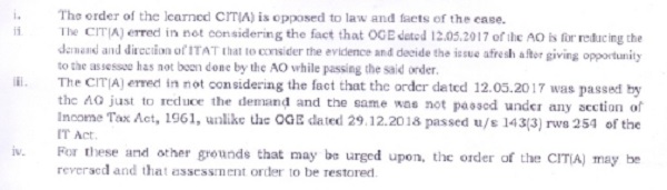 revenue ITA No.2088 raised