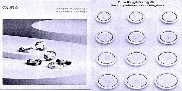 Picture of Sizing Kit is reproduced below