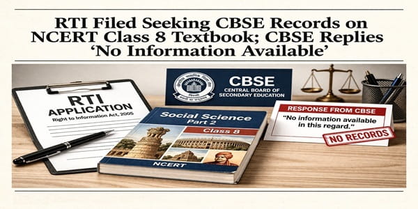 RTI application and CBSE response details
