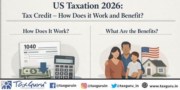 US Taxation 2026 Tax credit – How does it work and benefit