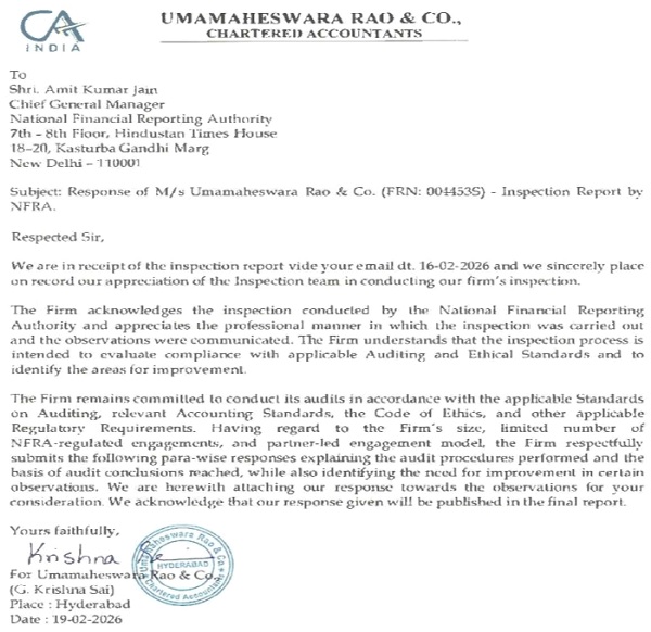 Umamaheswara Rao & Co.