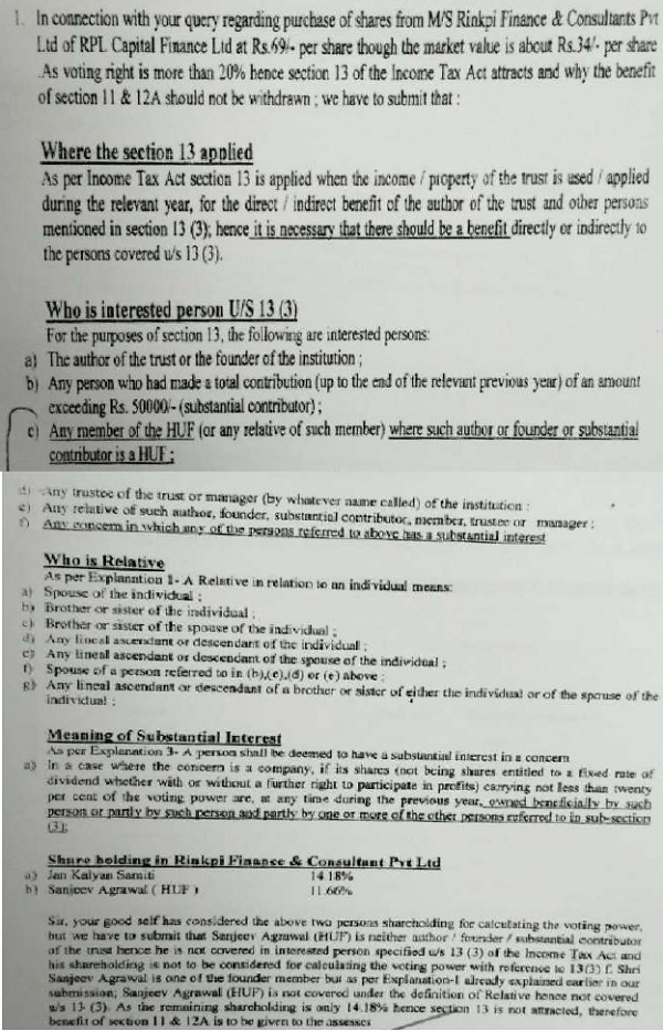 show cause as to rebut