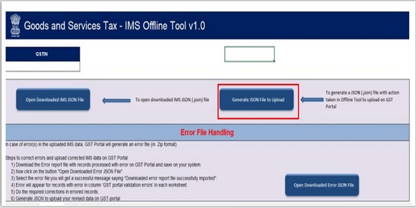 Generate Json File to Upload