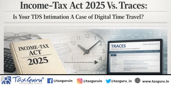 Income-Tax Act 2025 Vs. Traces: Is Your TDS Intimation A Case of Digital Time Travel?