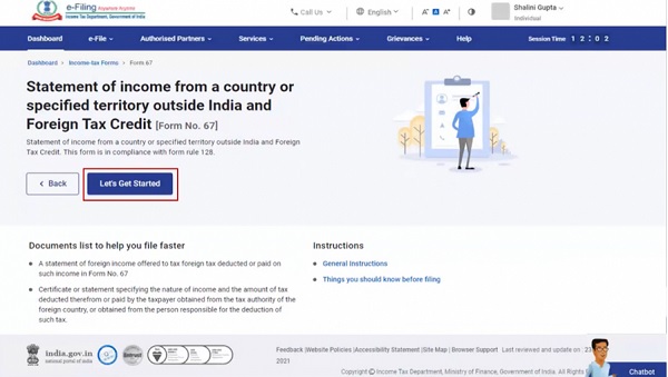 Part A of the form entails basic information such as your Name, PAN, Address, and Assessment Year.