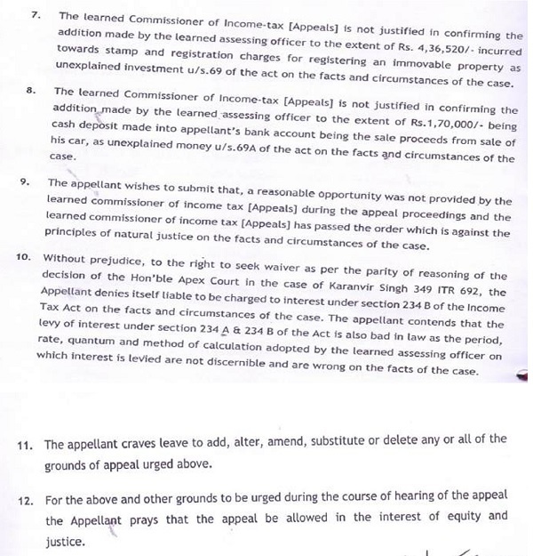 Passing the assessment order