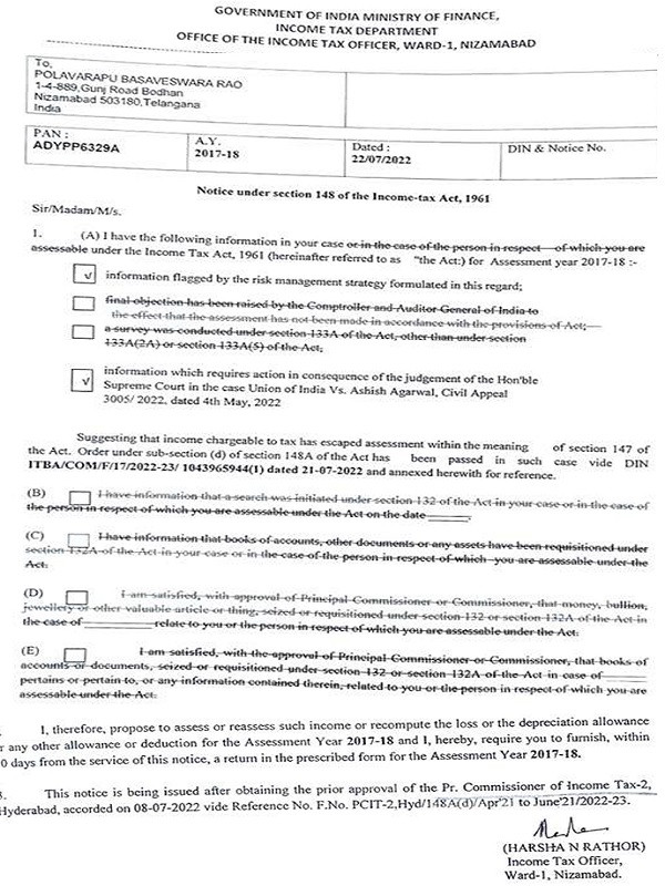 Polavarapu Basavesawara Rao