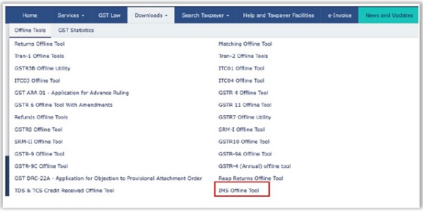 Steps to use the IMS offline tool