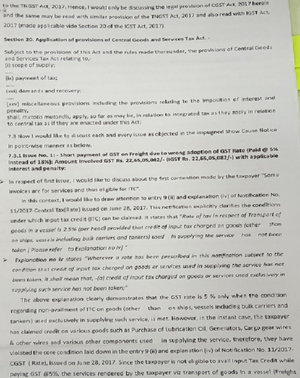 The discussion in the impugned order-2