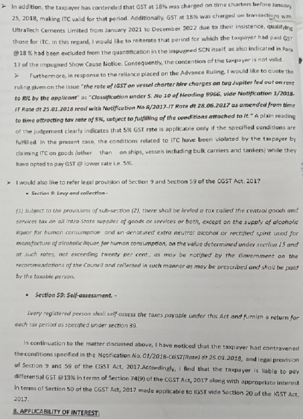 The discussion in the impugned order-5