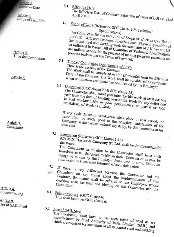 We have gone through Agreement between BHEL and the appellant images 1