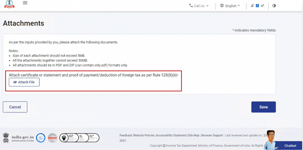 (d) Attachments The last section of Form 67 is 'Attachments' where you need to attach a copy of the certificate