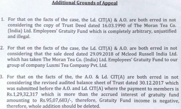 Additional Grounds of Appeal