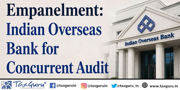 Empanelment Indian Overseas Bank for Concurrent Audit