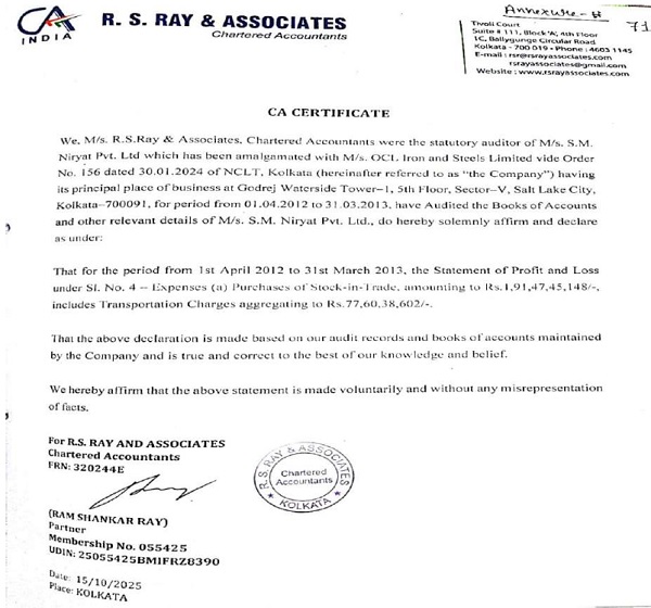 For better appreciation of the facts, the said certificate is reproduced below