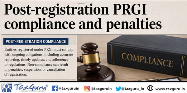 Post-registration PRGI compliance and penalties