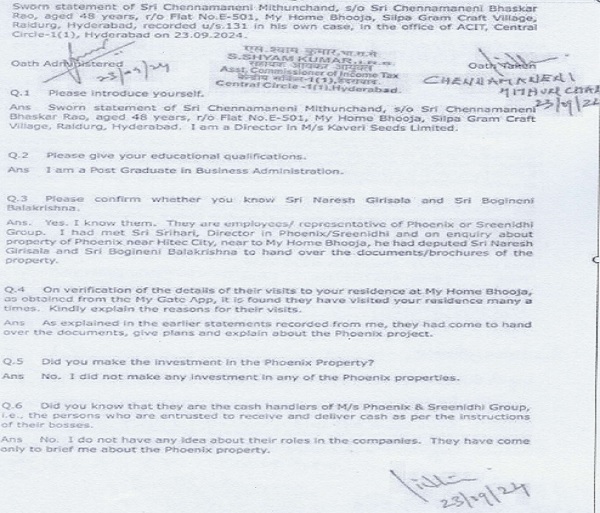 assessee and the above findings were confronted