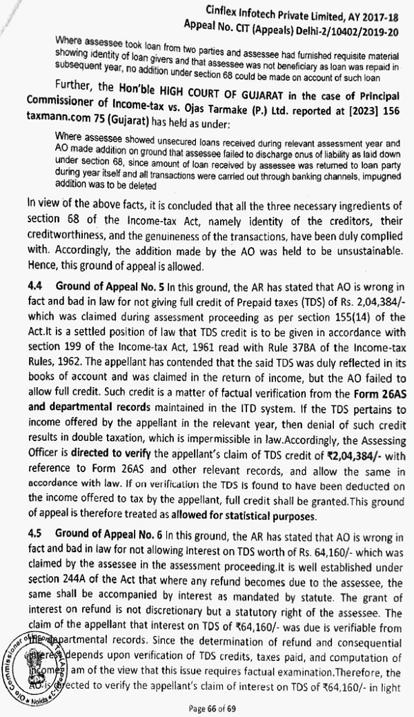 Ground of Appeal No.5