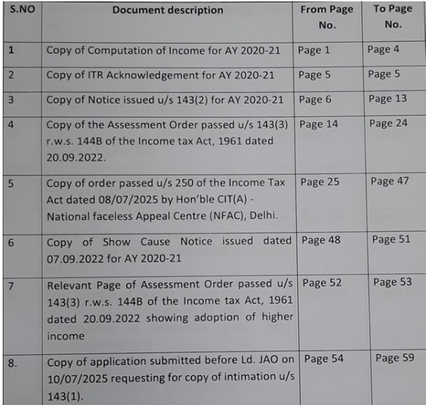 In the course of appellate proceedings in Income Tax Appellate Tribunal