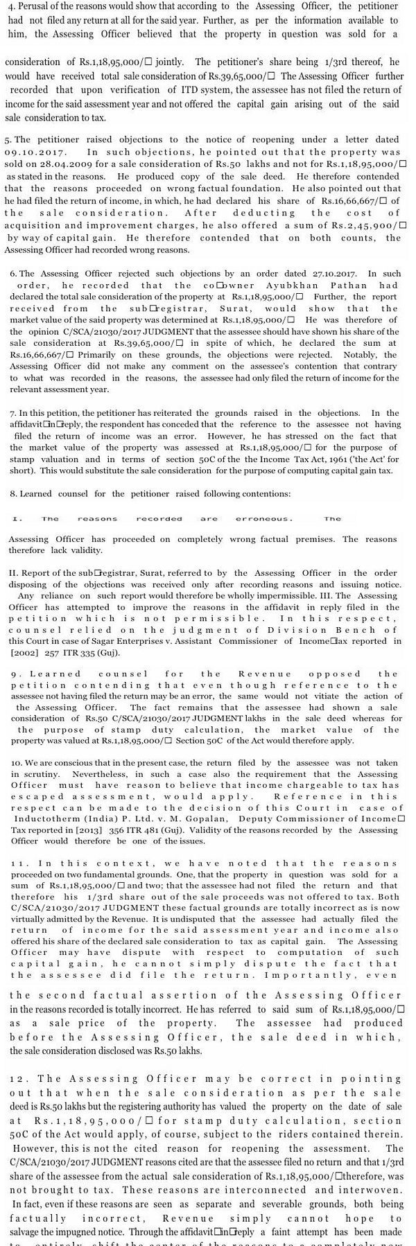 It is evident that the assessee had already filed