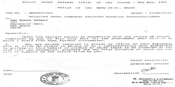 Revenue alongwith the report of AO dated 24.04.2025