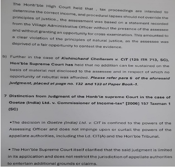 The Hon’ble High Court held that tax proceedings are intended to determine the correct income