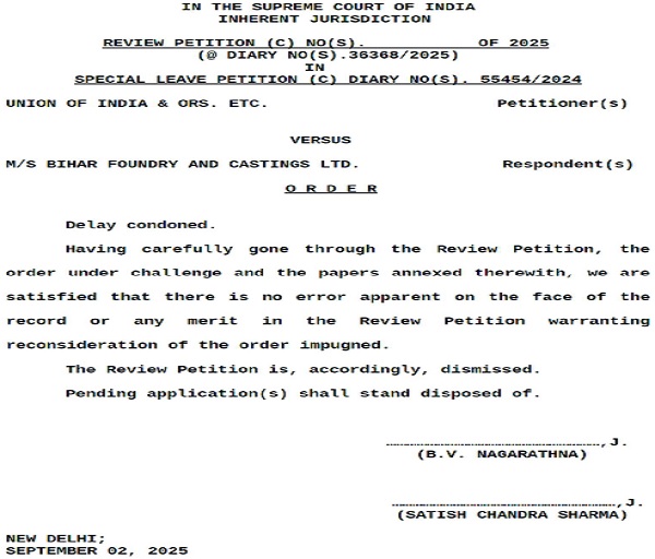 There is no merit warranting reconsideration of the impugned order