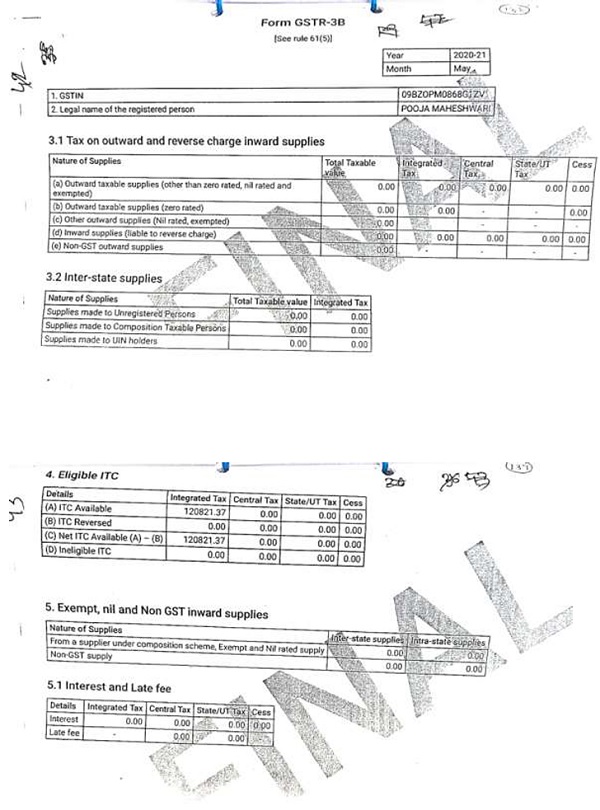 appellants have filed their GST Returns in Form GSTR-3B