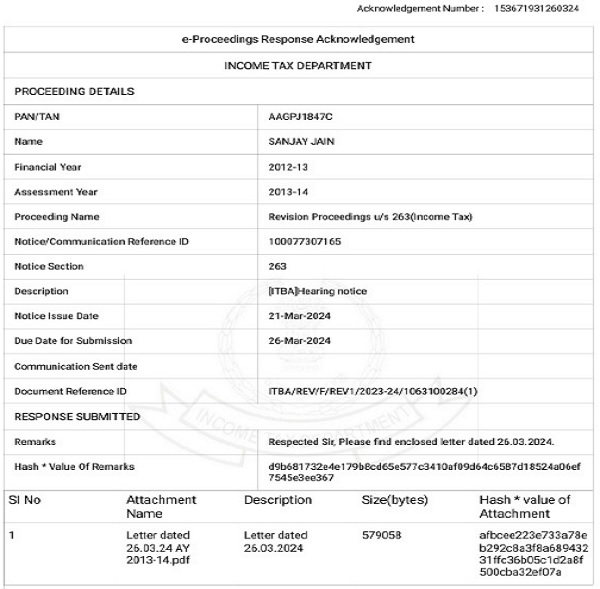 relevant issue before Ld. PCIT does not hold good as the appellant