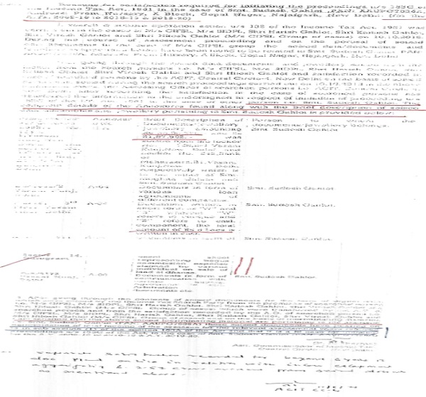 satisfaction note recorded for initiating proceedings