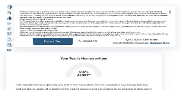 AI in the Indian stock market is a wonderful step forward