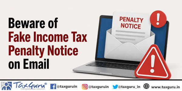 Beware of Fake Income Tax Penalty Notice on Email