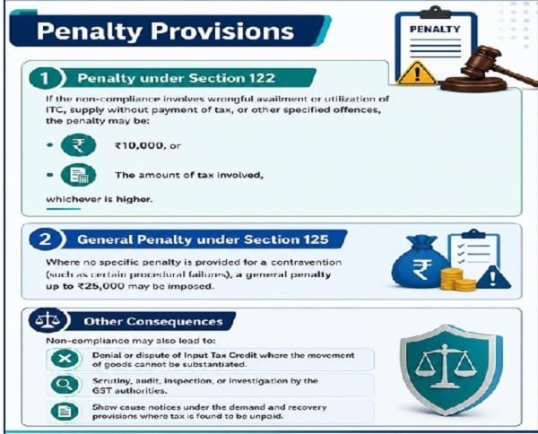 GST Penalty Provisions for Non-Compliance - Sections 122, 125 and Other Consequences