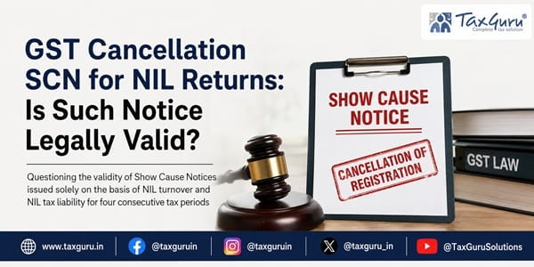 GST cancellation and show cause validity