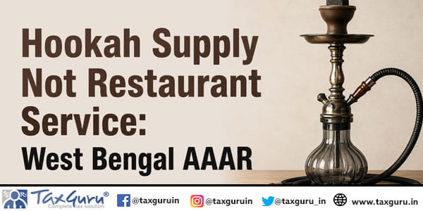 Hookah Supply Not Restaurant Service: West Bengal AAAR