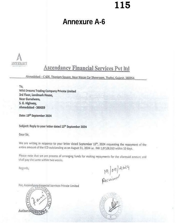 Relevant document has been extracted below