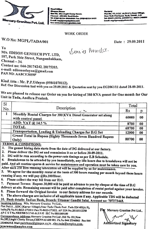 appellant in their Appeal Memorandum