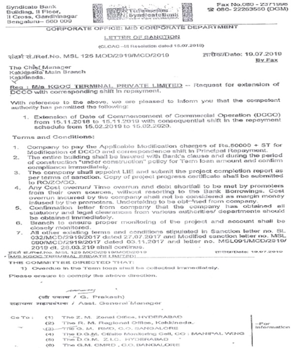 repayment schedule stood shifted to 15.02.2020