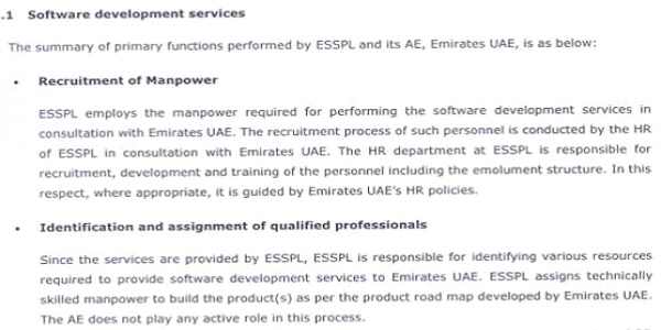 undertake the comparability analysis, it is sinequa non