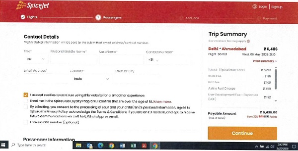 webpage image furnished by the company