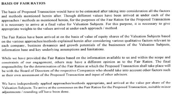 Basis of fair rations