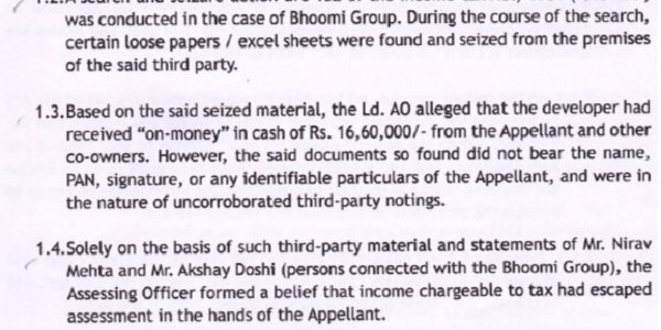 ITAT Pune Quashes Reassessment Based on Dumb Document, Deletes Section 69 Addition