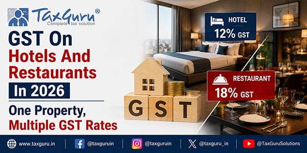 GST On Hotels And Restaurants In 2026 One Property, Multiple GST Rates