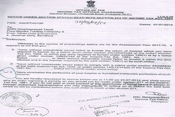 ITAT Quashes Penalty Where Section 274 Notice Failed to Specify Charge