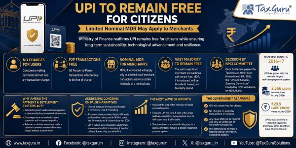 No Charges for UPI Users; Limited Nominal MDR May Apply to Merchants: Finance Ministry