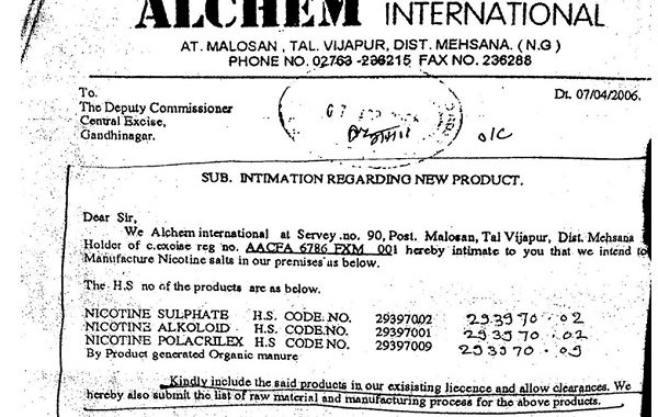 Nicotine Sulphate Is Vegetable Alkaloid, Not Tobacco Product for Excise Duty: CESTAT Ahmedabad