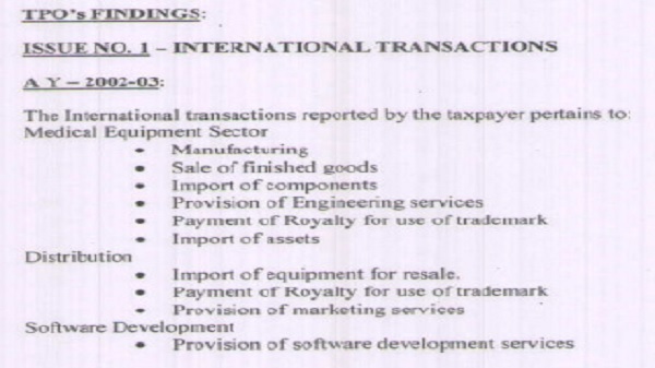 TPO accepted the margin computation